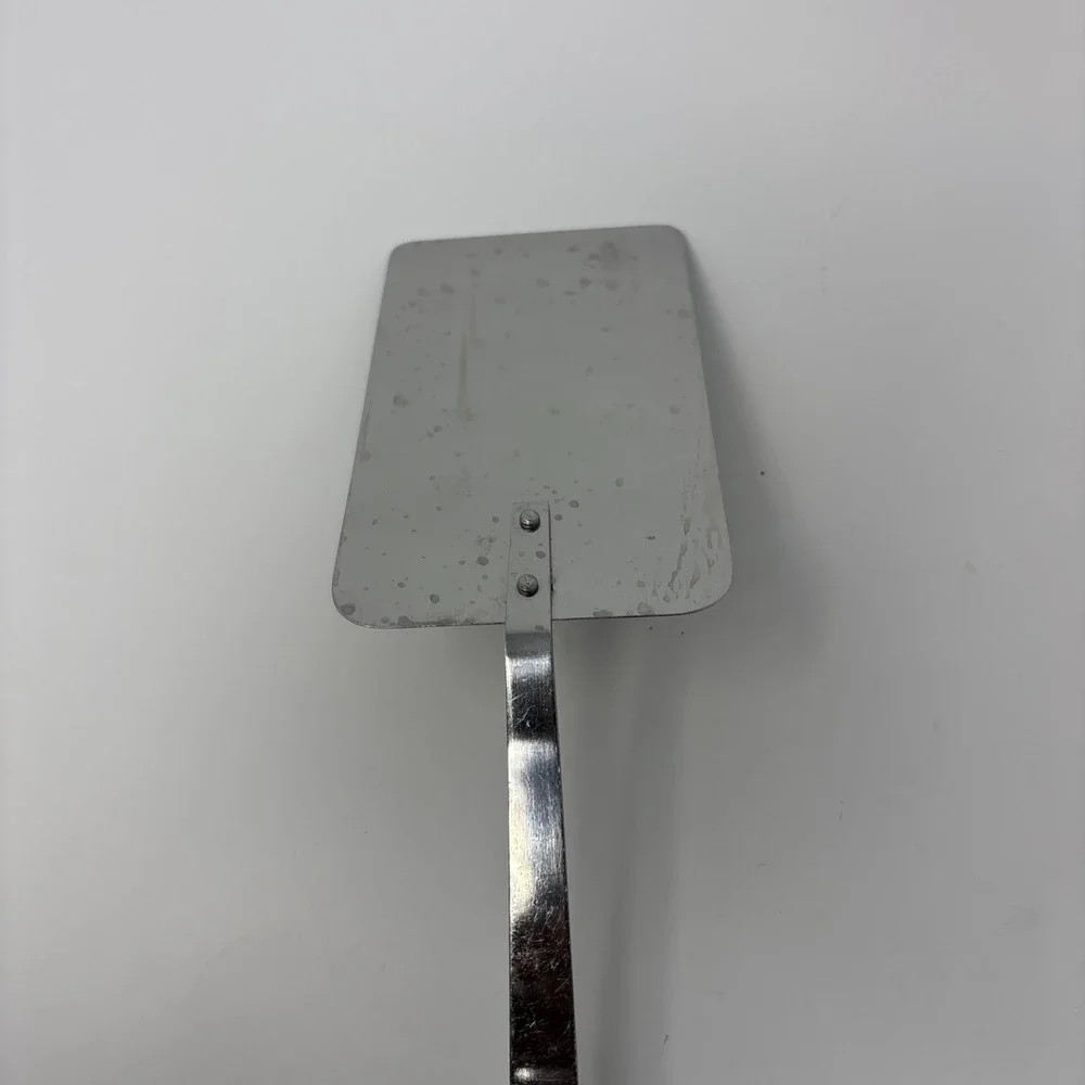 Angled Spatula/Turner Vintage Stainless Steel Made In Japan Wheat‎ Handle Design